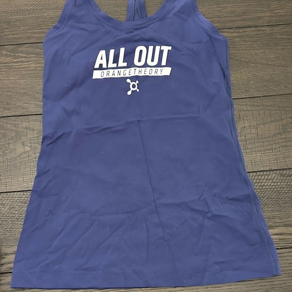 Orangetheory Women's All Out Blue Tank Top - Picture 5 of 5